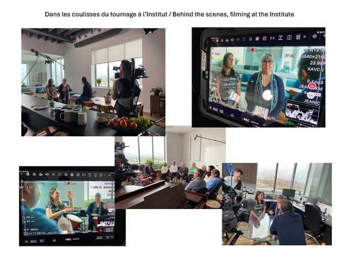 Dans les coulisses du tournage